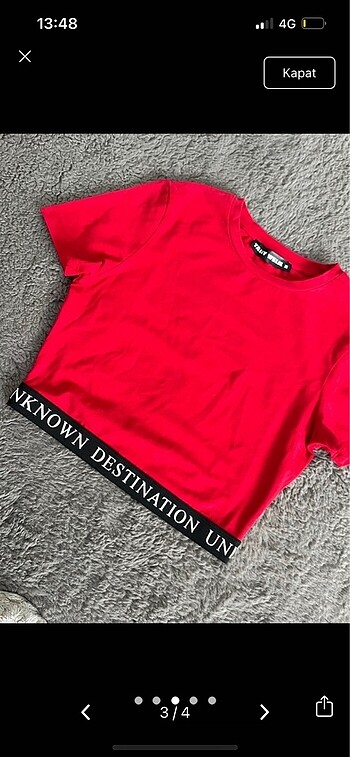 xs Beden Tally Weijl Crop Tshirt