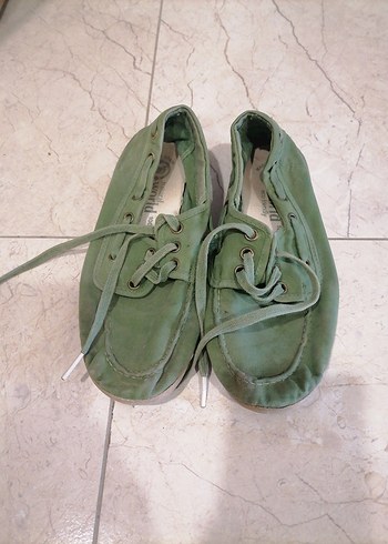 Yeşil Kadın Günlük Ayakkabı - Görsel 3