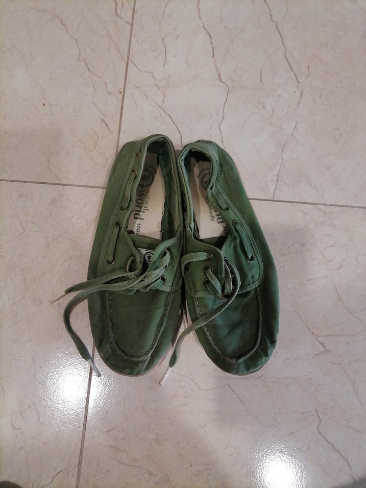 Yeşil Kadın Günlük Ayakkabı - Görsel 4