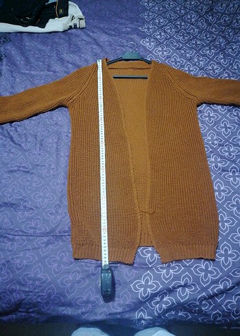 Kadın Kahverengi Örgü Uzun Kollu Triko - Görsel 3