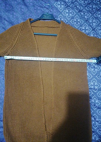 Kadın Kahverengi Örgü Uzun Kollu Triko - Görsel 4