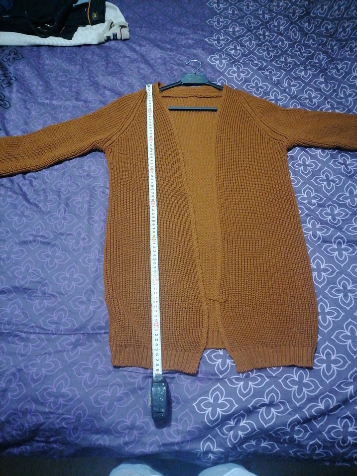 Kadın Kahverengi Örgü Uzun Kollu Triko - Görsel 3