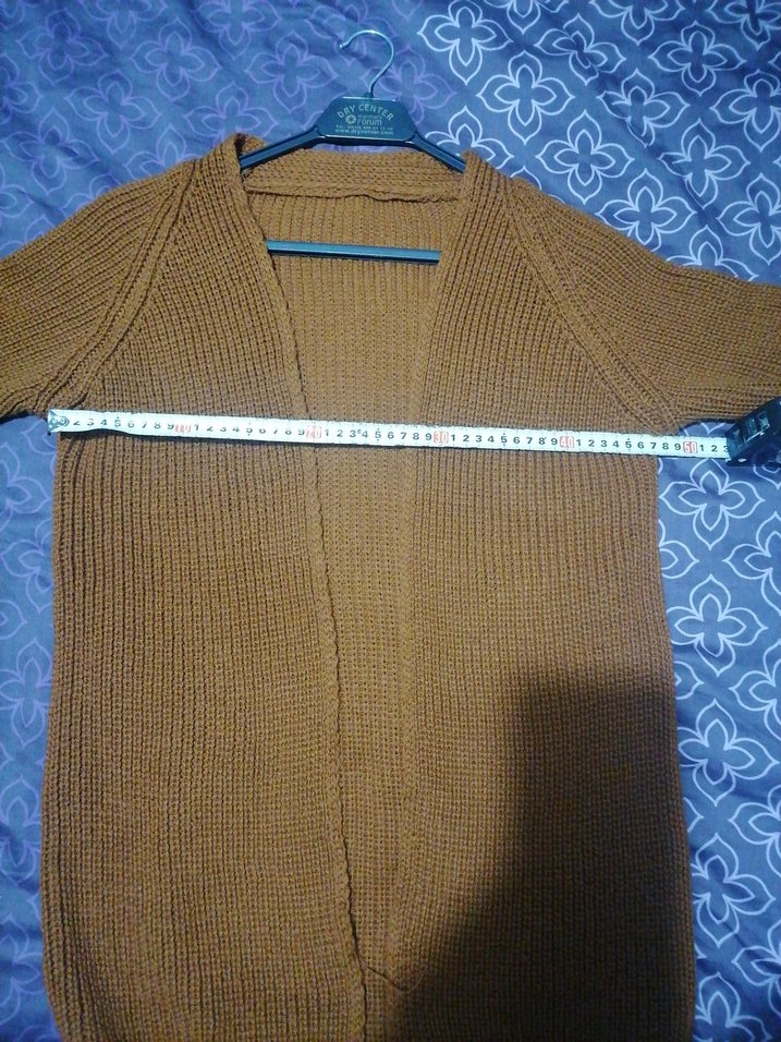 Kadın Kahverengi Örgü Uzun Kollu Triko - Görsel 4