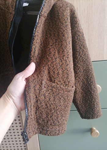 Erkek Çocuk Kahverengi Triko Hırka - Görsel 5