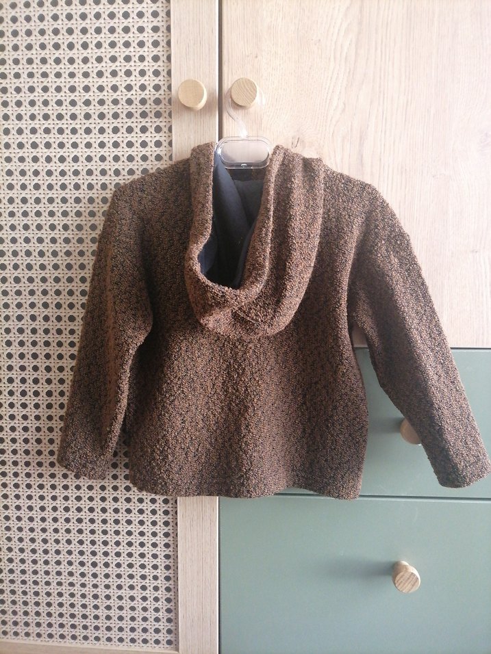 Erkek Çocuk Kahverengi Triko Hırka - Görsel 2