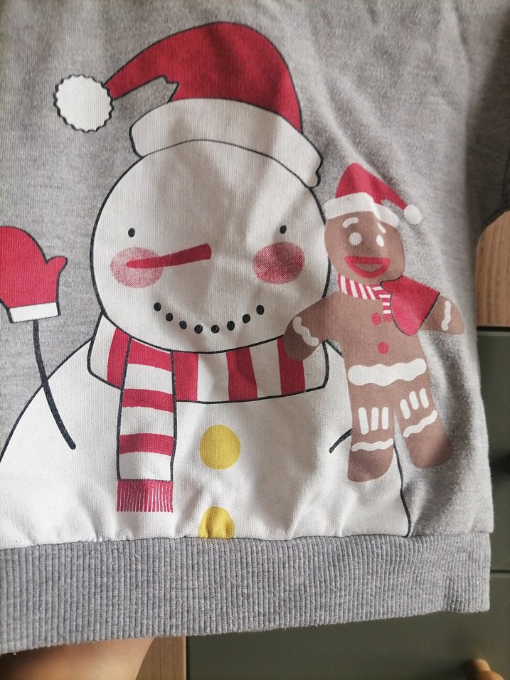 Erkek Çocuk Gri Baskılı Kapşonlu Sweatshirt - Görsel 4