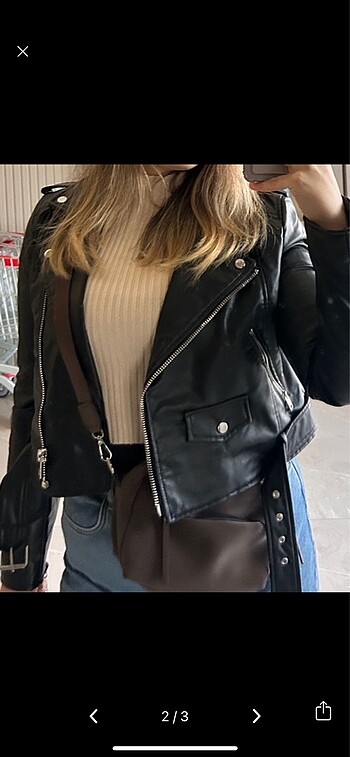 Pull and Bear Deri ceket