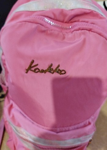 Kadın Pembe Fermuarlı Sırt Çantası - Görsel 2