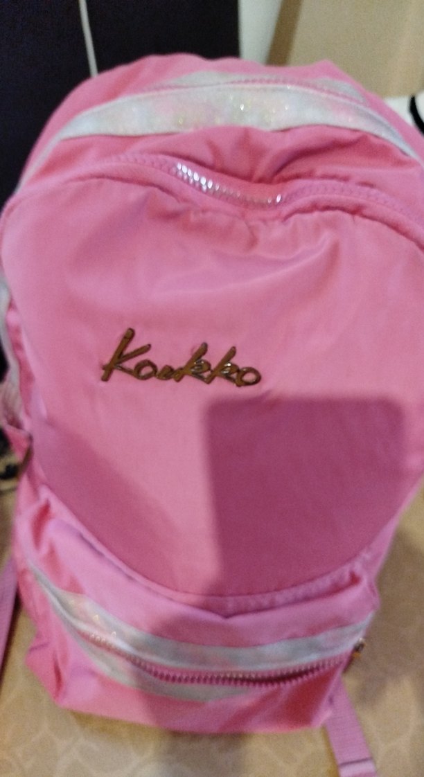 Kadın Pembe Fermuarlı Sırt Çantası - Görsel 2