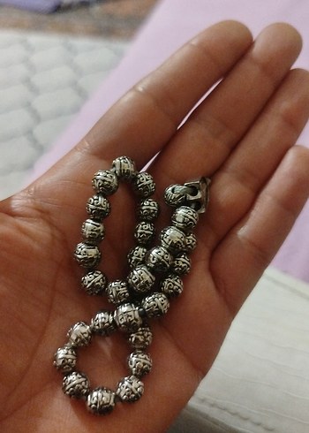 Gri Vintage Bohem Erkek Tesbih - Görsel 4