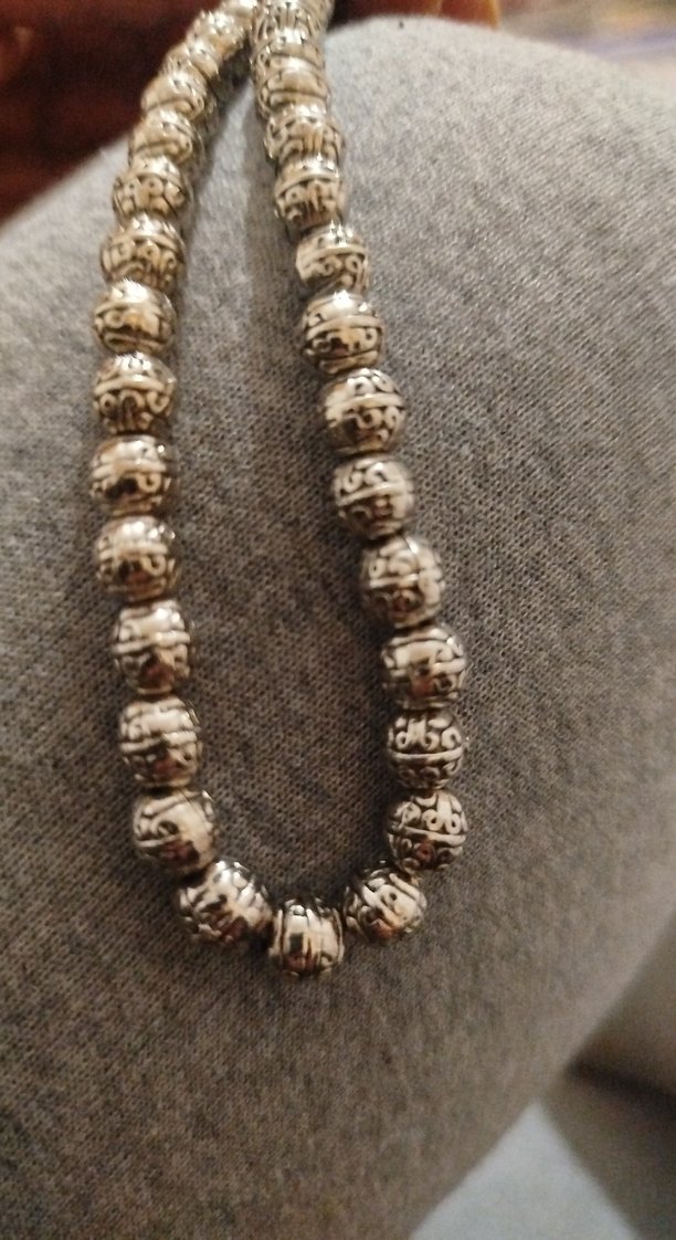 Gri Vintage Bohem Erkek Tesbih - Görsel 3