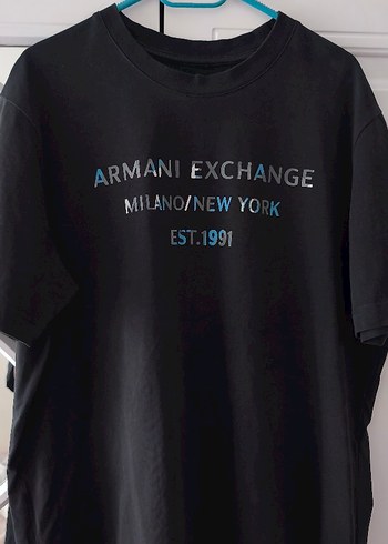 Armani Exchange Siyah Oversize Tisort