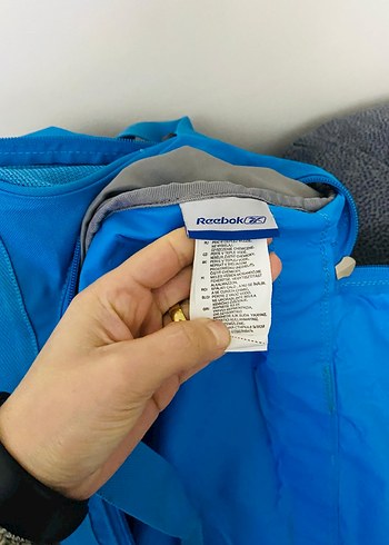 reebok Mavi Fermuarlı Erkek Spor Çantası - Görsel 7
