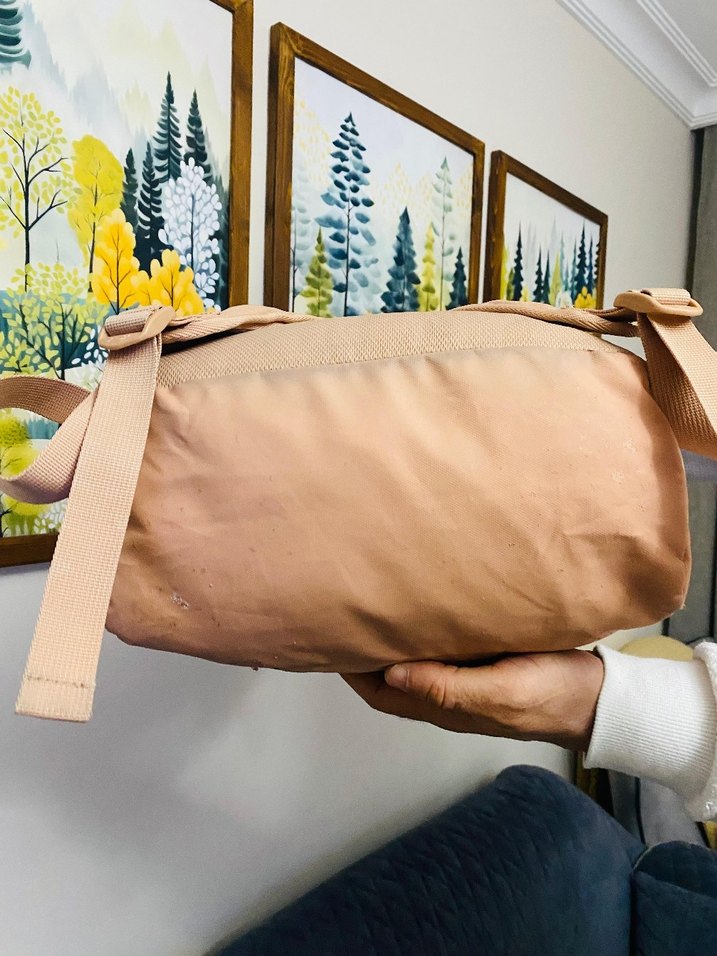 Bej Skechers Baskılı Fermuarlı Sırt Çantası - Görsel 4