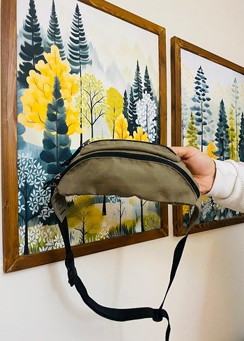 eastpak Erkek haki Baskılı Fermuarlı Bel Çantası - Görsel 3