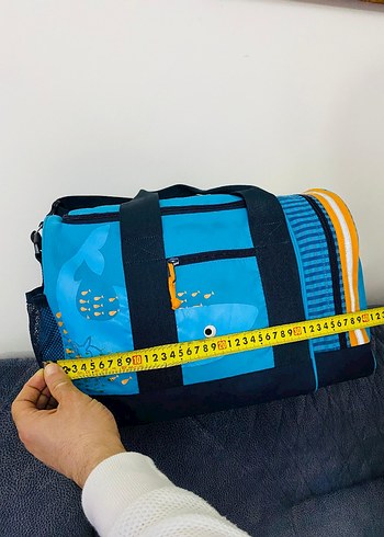 leassig marka alman malı Renkli Mavi Çocuk  Çantası - Görsel 8