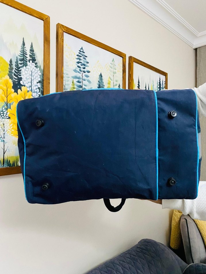 leassig marka alman malı Renkli Mavi Çocuk  Çantası - Görsel 3