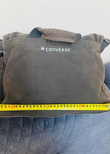 Converse Kahverengi Baskılı Buckle Askılı Erkek Çantası - Görsel 13