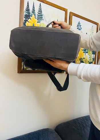 Converse Kahverengi Baskılı Buckle Askılı Erkek Çantası - Görsel 8