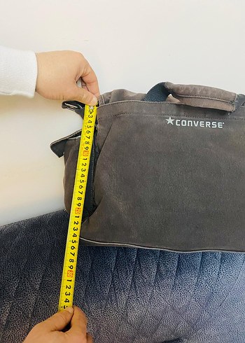 Converse Kahverengi Baskılı Buckle Askılı Erkek Çantası - Görsel 11
