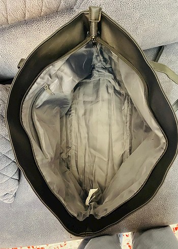 Siyah Deri Mickey Baskılı Kadın Çanta - Görsel 7