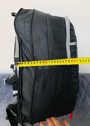 CRIVIT Siyah Gri Fermuarlı Sırt Çantası - Görsel 7