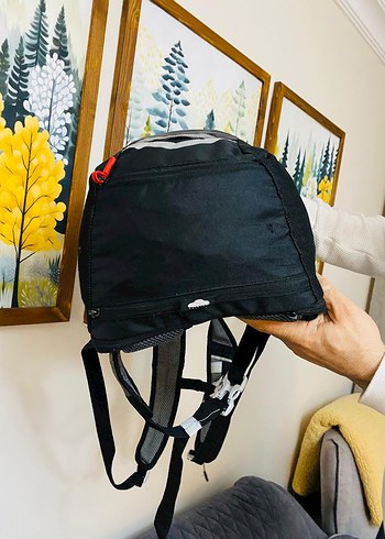 CRIVIT Siyah Gri Fermuarlı Sırt Çantası - Görsel 4