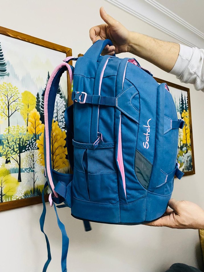 SATCH marka alman malı Mavi Renkli  Sırt Çantası - Görsel 3