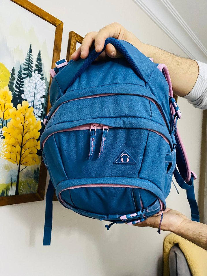 SATCH marka alman malı Mavi Renkli  Sırt Çantası - Görsel 5