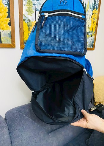 PAKGREK 60 LT Mavi Fermuarlı kamp Çantası PG - Görsel 6