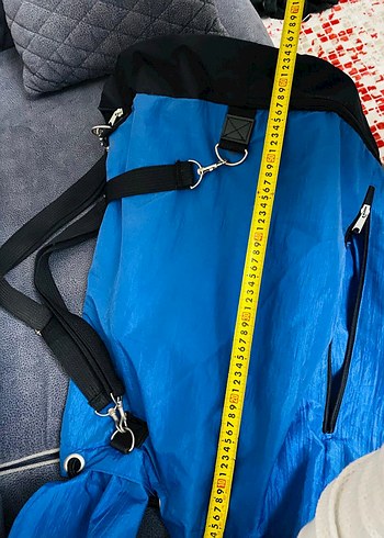 PAKGREK 60 LT Mavi Fermuarlı kamp Çantası PG - Görsel 8