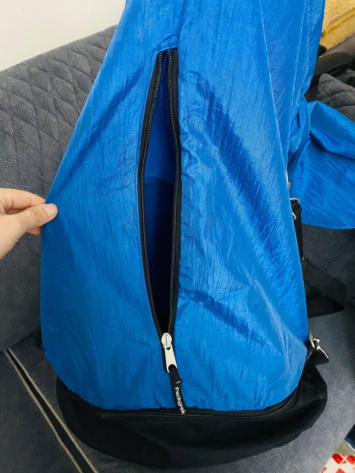 PAKGREK 60 LT Mavi Fermuarlı kamp Çantası PG - Görsel 5