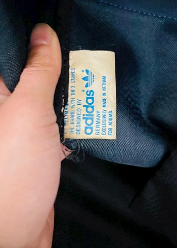 Adidas vintage deri  valiz - Görsel 10