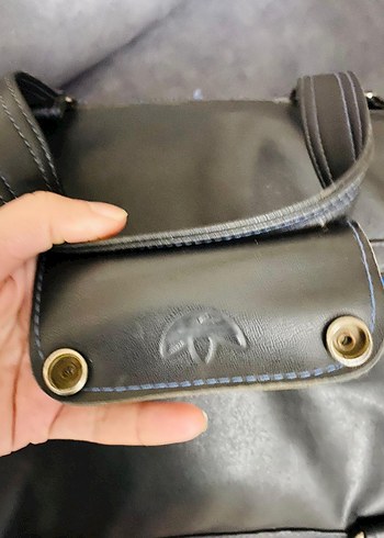 Adidas vintage deri  valiz - Görsel 9