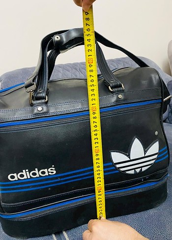 Adidas vintage deri  valiz - Görsel 5