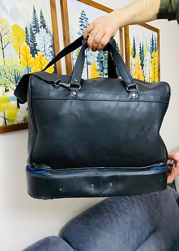 Adidas vintage deri  valiz - Görsel 3