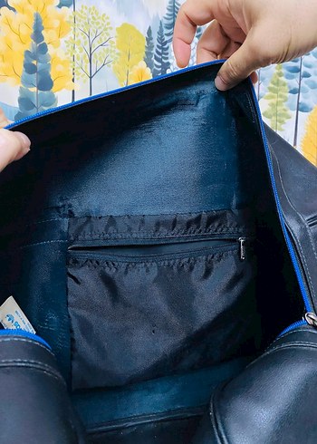 Adidas vintage deri  valiz - Görsel 14