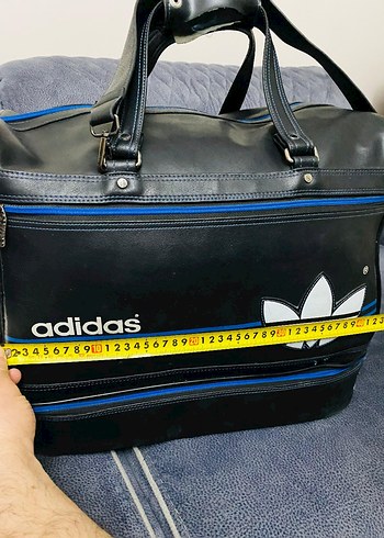 Adidas vintage deri  valiz - Görsel 4