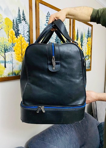 Adidas vintage deri  valiz - Görsel 2