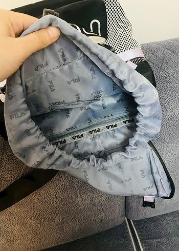 Fila Siyah Baskılı kadın Sırt Çantası - Görsel 8