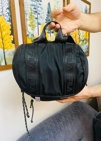 Fila Siyah Baskılı kadın Sırt Çantası - Görsel 5