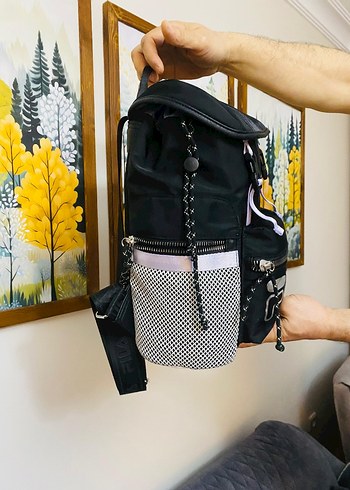 Fila Siyah Baskılı kadın Sırt Çantası - Görsel 2