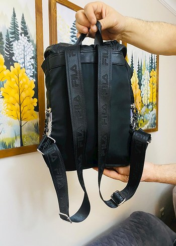 Fila Siyah Baskılı kadın Sırt Çantası - Görsel 3