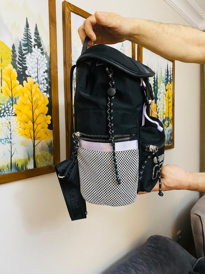 Fila Siyah Baskılı kadın Sırt Çantası - Görsel 2