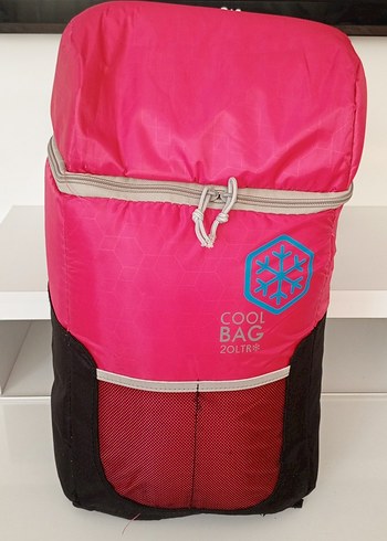 Fermuarlı Pembe Spor Çanta 20L