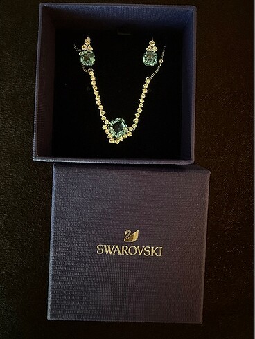 swarovski Swarovski Mavi Safir Takı Seti ? Yepyeni & Orijinal