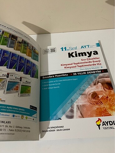  Beden Renk Aydın yayınları kimya modüller
