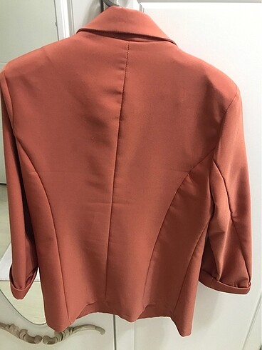 s Beden turuncu Renk Blazer ceket