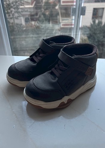 Erkek Çocuk Kahverengi Cırtlı Bot - Görsel 3