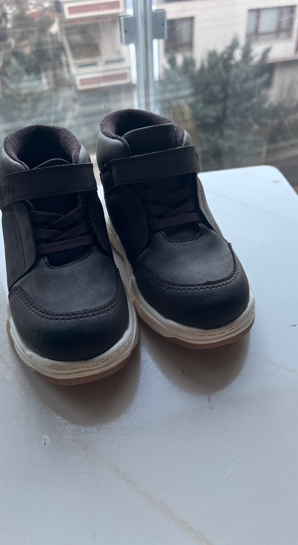 Erkek Çocuk Kahverengi Cırtlı Bot - Görsel 2